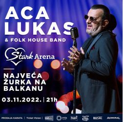 ACA LUKAS PRAVI JOŠ JEDNU U NIZU NAJVEĆU ŽURKU NA BALKANU: Štark arena 3. novembar!