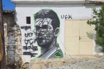 Na Kosovu uništen mural Novaka Đokovića