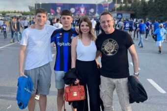 Džeko dobio podršku sa tribina: Tarik Filipović i Senijad Ibričić u Istanbulu navijali za Inter