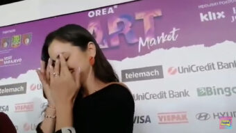 SUZE U SARAJEVU NA OREA ART MARKETU: Amra Džeko rasplakala se na pitanje o stradanju djece u Gazi! (VIDEO)
