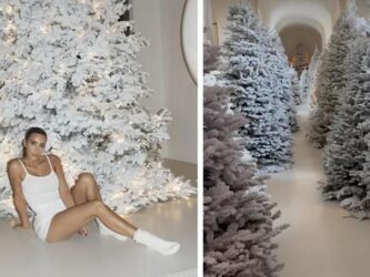 Kim Kardašian pokazala dom ukrašen sa čak 15 novogodišnjih jelki