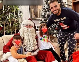 STIGAO DJEDA MRAZ U BRESTAČ Darko Lazić podijelio trenutak iz doma, pjevač sa kćerkom i sinom ne skida osmijeh sa lica (FOTO)