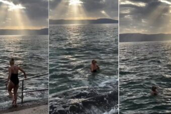 Hrvatska pjevačica juče zaplivala u hladnom moru (VIDEO)