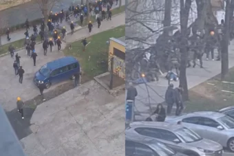 Pojavio se snimak sukoba Hordi zla i policije, mnogi navijači su završili s lisicama na rukama (VIDEO)