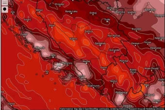 U BiH upaljeni narandžasti i crveni meteoalarm