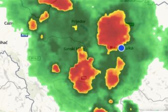 Bosna i Hercegovina na udaru nevremena: Pratite kretanje olujnih oblaka
