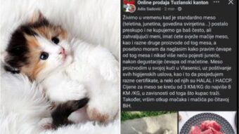 Na Facebooku osvanuo oglas koji je sve zgrozio: “Kolj** mačke, pravim ćevape od njih, kilogram 3 do 8 KM”