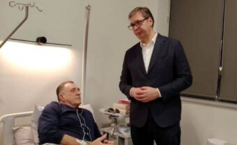 Vučić posjetio Dodika u bolnici: Mnogo zajedničkog posla je pred nama