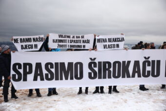 Mještani Širokače okupili se na Trebeviću, traže hitnu reakciju vlasti, stanje alarmantno