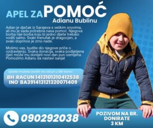 Apel za pomoć Adianu Bublinu