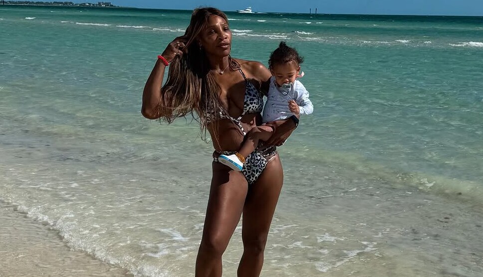 Serena Vilijams sa kćerkom