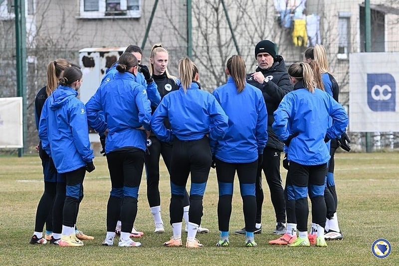 Nogometašice BiH se okupile u Zenici uoči dvomeča protiv Poljske/Photo: N/FSBiH