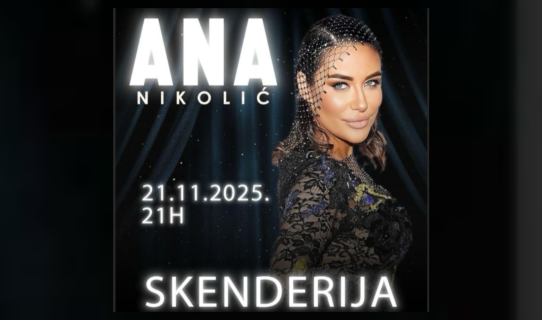 ANA NIKOLIĆ 21. NOVEMBRA U SKENDERIJI! / Photo: Hype TV