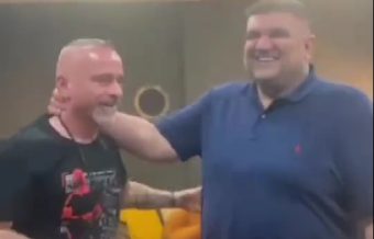 MEGAEKSKLUZIVA – SAŠA MIRKOVIĆ I EROS RAMAZZOTTI SPARINGUJU U BEKSTEJDŽU: Do sad NEVIĐENI VIDEO