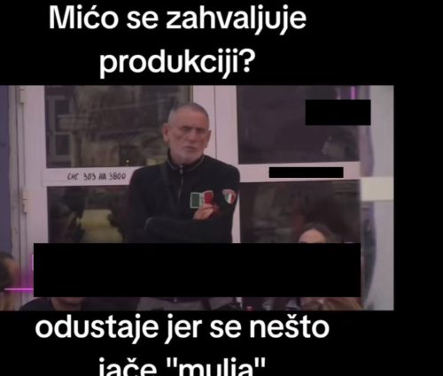 LEPI MIĆA NAPUŠTA RIJALITI / Photo: Printscreen