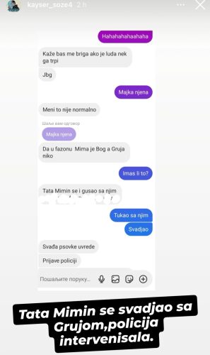 UZNEMIRUJUĆE! Mimas i Gruja se TU*LI – ona ga prijavila za na*ilje? / Photo: Printscreen