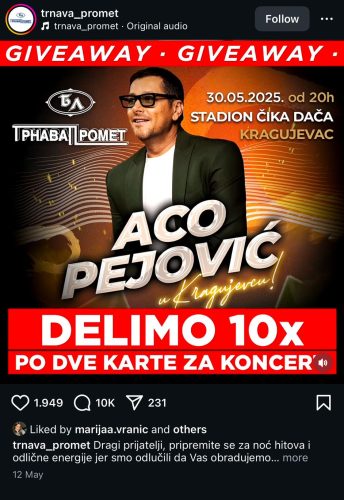 Aco Pejović propao k’o žeton