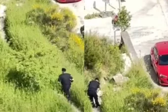 Hit snimak iz Splita: Uhapšeni navijač pobjegao s lisicama, umorni policajac ga nije stigao