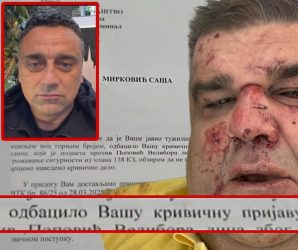 “KO ŠTITI OVAKVE KRIMINALCE?” SAMO MJESEC DANA prije POKUŠAJA UBISTVA Saše Mirkovića, VIŠE JAVNO TUŽILAŠTVO je ODBILO KRIVIČNU PRIJAVU protiv Velibora Popovića Popa