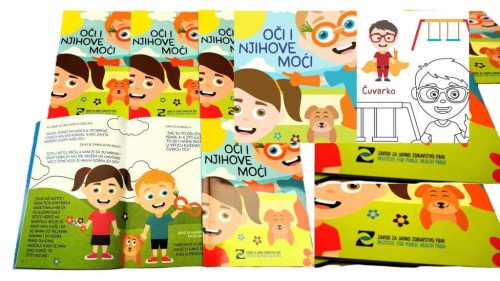 Zavod za javno zdravstvo FBiH izdao edukativnu bojanku o zdravlju očiju za djecu