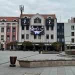 Na Trgu slobode u Tuzli