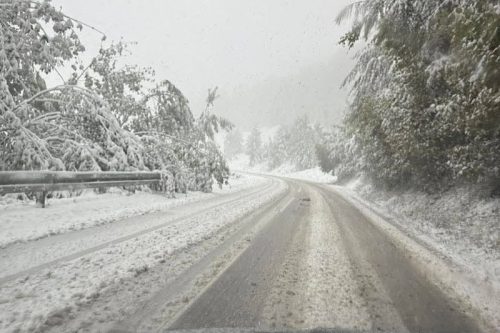Zbog obilnih snježnih padavina u potpunosti obustavljen saobraćaj na dionici Foča - Trnovo!