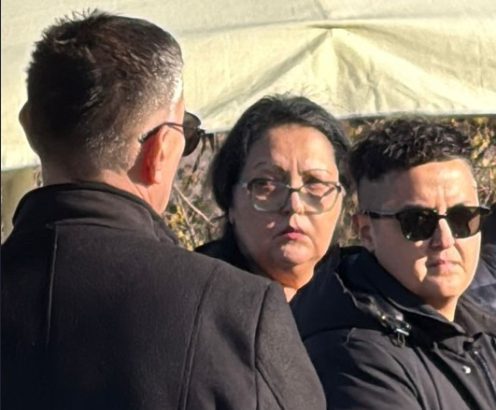 MARIJA ŠERIFOVIĆ NAKON ŠTO JE SAHRANILA OCA