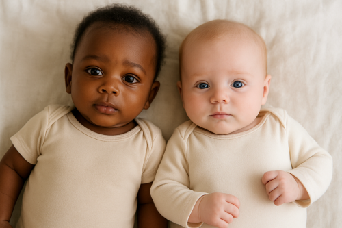 Rodila blizance koji imaju različite očeve