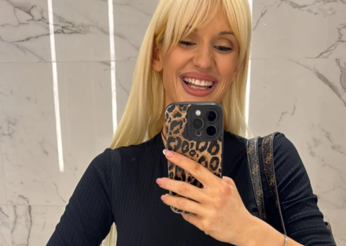 ANJA MIT U PRVOJ ŠETNJI SA BEBOM FILIPOM! 