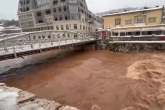 Vodostaj Miljacke znatno porastao!