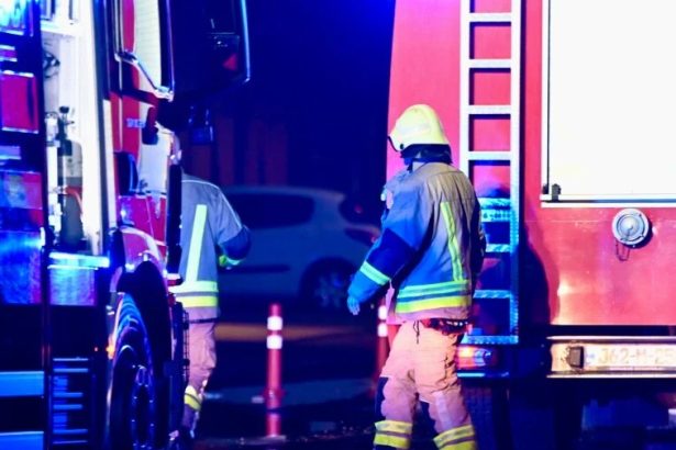 Požar na karting areni na Stupu, vatrogasci na terenu!