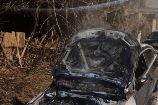 Automobil zapaljen u Sarajevu: Sve zabilježile sigurnosne kamere!