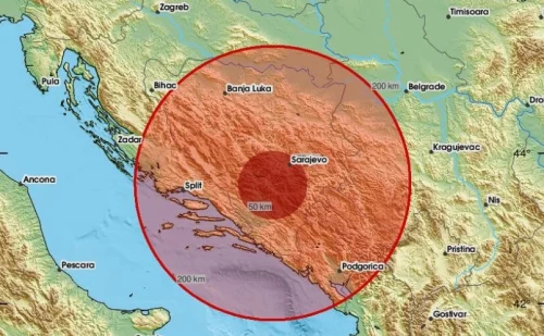 Potres jačine 3.2 stepena pogodio zapadnu Hercegovinu!