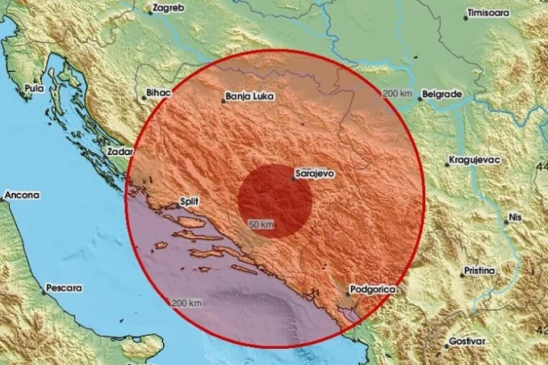 Potres jačine 3.2 stepena pogodio zapadnu Hercegovinu!