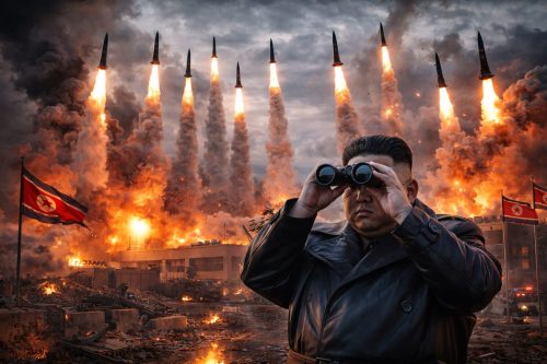 SEVERNA KOREJA ISPALILA 10 RAKETA photo: Ilustracija