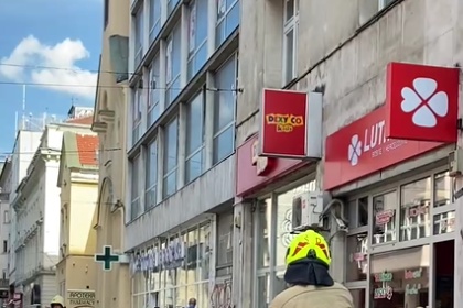 Požar u centru Sarajeva