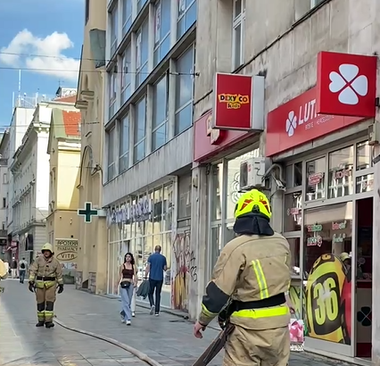 Požar u centru Sarajeva