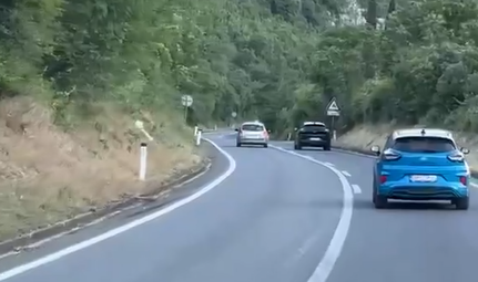 Snimak opasne vožnje