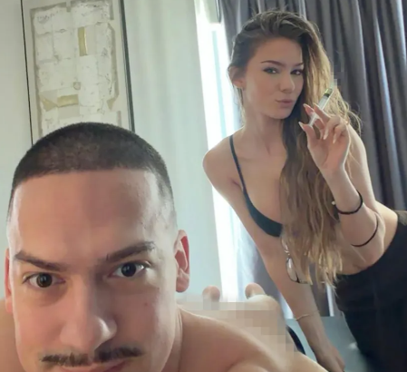 Baka Prase leži potpuno n*g, djevojka Milena sa špricem pored njega!