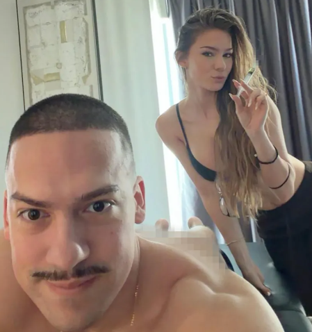 Baka Prase leži potpuno n*g, djevojka Milena sa špricem pored njega! 