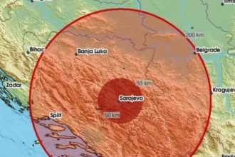 Zemljotres u BiH: Zatreslo se jutros u blizini Sarajeva!