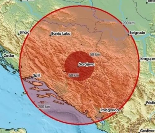 Zemljotres u BiH: Zatreslo se jutros u blizini Sarajeva!