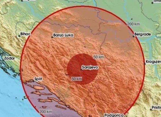 Zemljotres u BiH: Zatreslo se jutros u blizini Sarajeva!