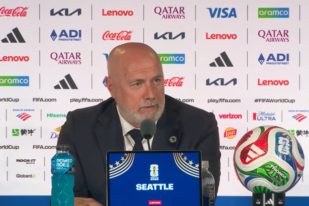Sergej Barbarez na press konferenciji