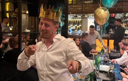 Milan Dinčić Dinča sa krunom na glavi!