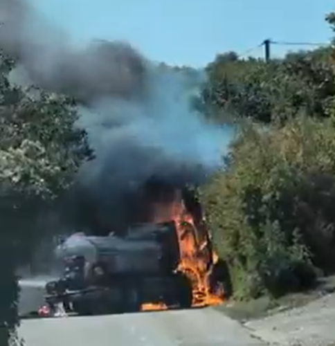Sudar motocikla sa vatrogasnim vozilom kod Mostara