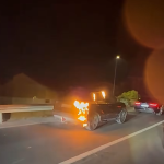 Nevjerovatni prizori kod Omiša: Bježao od požara u zapaljenom automobilu!
