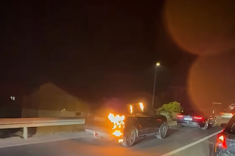 Nevjerovatni prizori kod Omiša: Bježao od požara u zapaljenom automobilu!