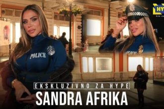 Sandra Afrika napravila SKANDAL u centru Beograda! Nastao HAOS zbog njene policijske uniforme!