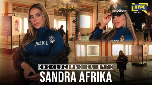 Sandra Afrika napravila SKANDAL u centru Beograda! Nastao HAOS zbog njene policijske uniforme!